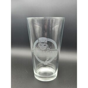 Bubba Gump Shrimp Co Glass Pint Glass Etched Logo